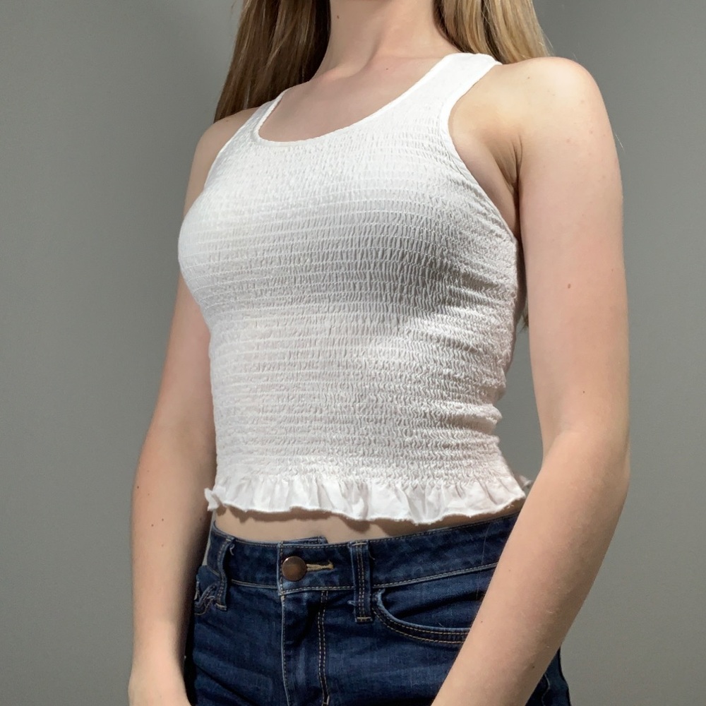 White tank top